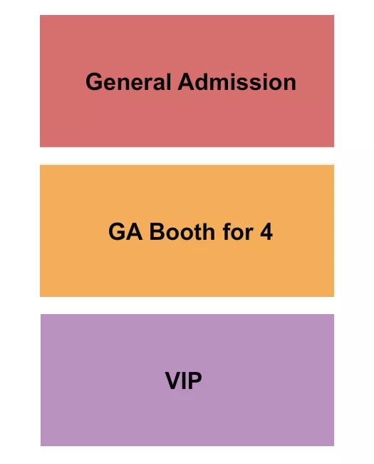 seating chart for Raleigh Improv - GA/Booth/VIP - eventticketscenter.com