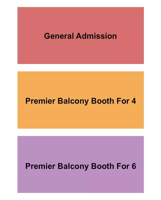 seating chart for Howard Theatre - DC - GA/Booth - eventticketscenter.com