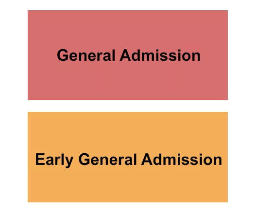 seating chart for The Vault Music Hall & Pub At Greasy Luck - GA/Early Entry - eventticketscenter.com