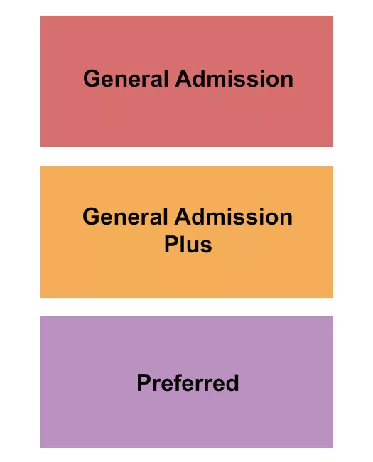seating chart for SoulJoel's at SunnyBrook - GA/GA+/Preferred - eventticketscenter.com