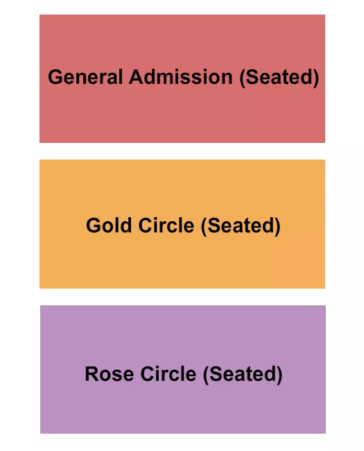 seating chart for La Rosa - Tucson - GA/Gold/Rose - eventticketscenter.com