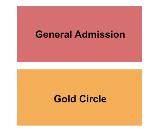 seating chart for Bearsville Theater - GA/Gold Circle - eventticketscenter.com