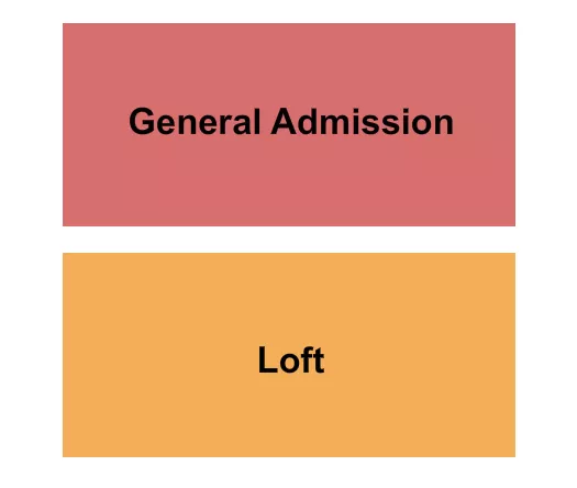 seating chart for The Stone Church - GA/Loft - eventticketscenter.com