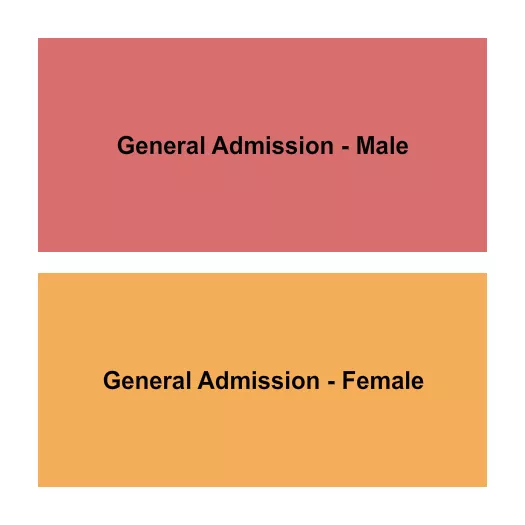 seating chart for Palm Tree Beach Club - GA Male/Female - eventticketscenter.com