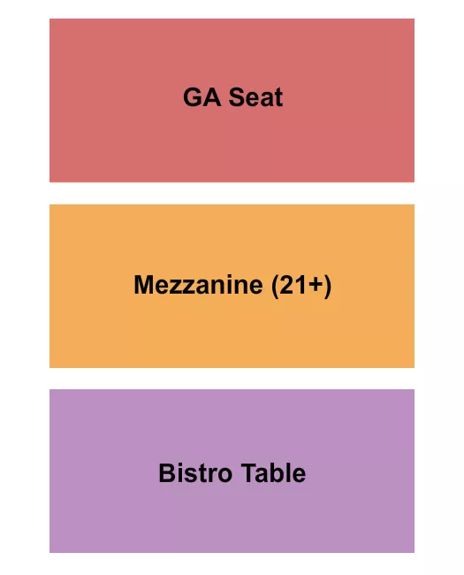 seating chart for Spanish Ballroom at McMenamins Elks Temple - GA/Mezz/Bistro - eventticketscenter.com