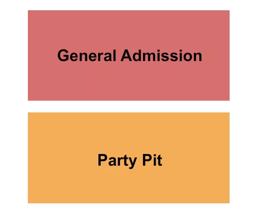 seating chart for CEFCU Center Stage at The Landing - Peoria Riverfront - GA/Party Pit - eventticketscenter.com