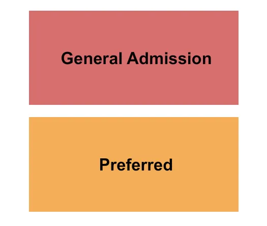 seating chart for Alberta Rose Theatre - GA & Preferred - eventticketscenter.com
