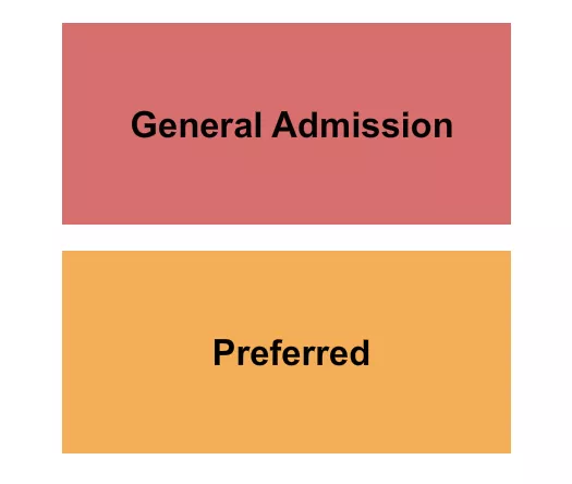 seating chart for Springfield Comedy Club - GA/Preferred - eventticketscenter.com