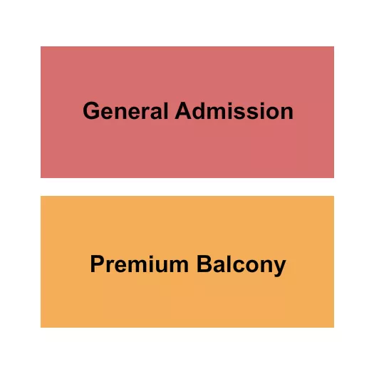 seating chart for The Admiral - Omaha - GA/Prem Balcony - eventticketscenter.com
