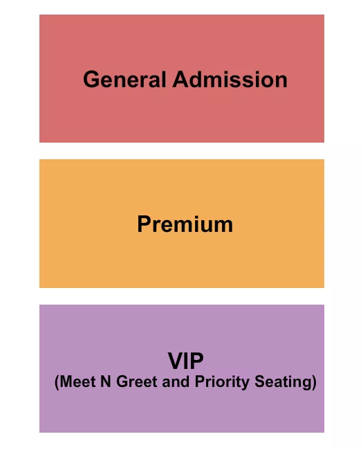 seating chart for Spokane Comedy Club - GA / Premium / VIP Meet N Greet - eventticketscenter.com