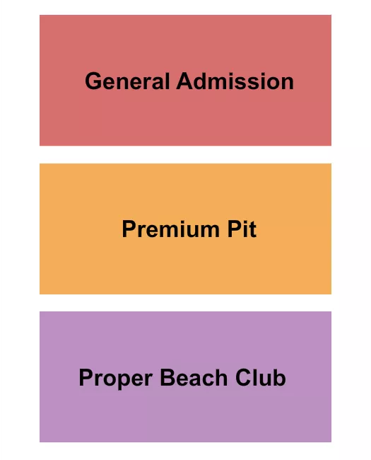 seating chart for Santa Monica Pier - GA/Premium Pit - eventticketscenter.com