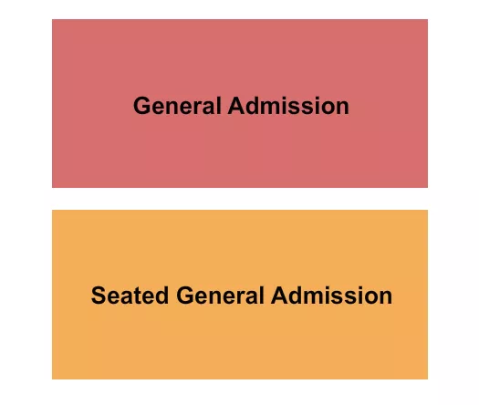 seating chart for White Eagle Hall - GA/Seated GA - eventticketscenter.com