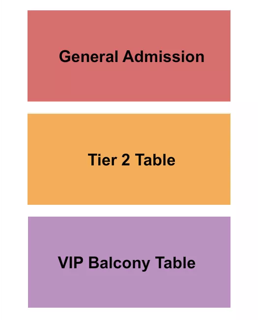 seating chart for The Vixen - GA/Table/Balcony - eventticketscenter.com