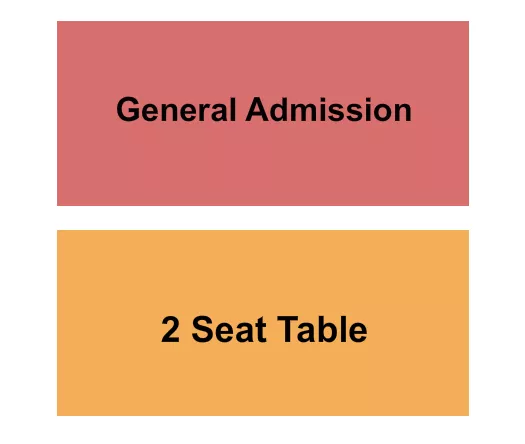 seating chart for Open Chord Music - GA/Table - eventticketscenter.com