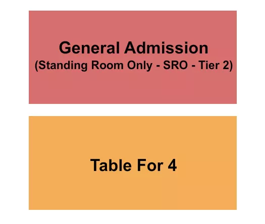 seating chart for The Hawthorn - St. Louis - GA/Table - eventticketscenter.com