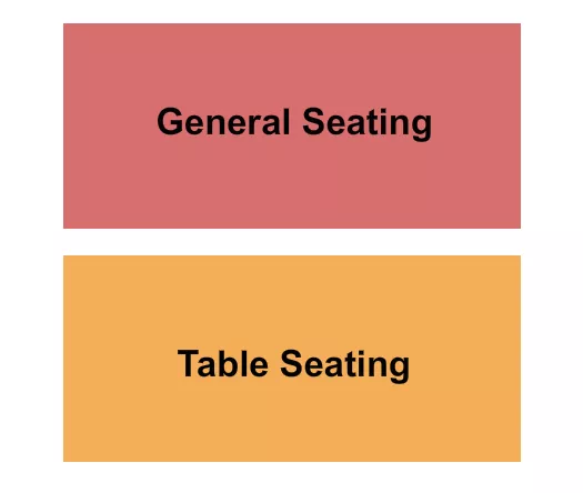 seating chart for Adams Theater - GA/Table - eventticketscenter.com