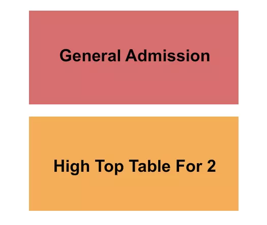 seating chart for Comedy Club At Duck Duck Goofs - GA/Tables - eventticketscenter.com