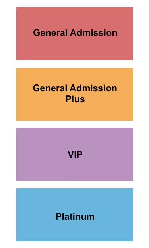 seating chart for Hollywood Park - GA/VIP/GA+ - eventticketscenter.com