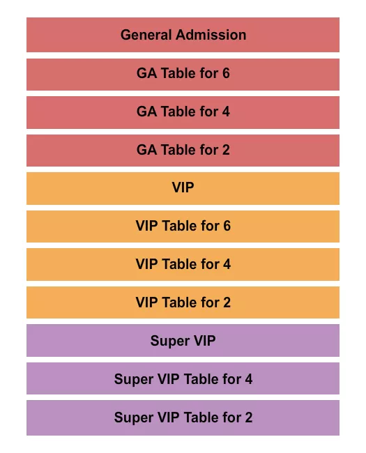 seating chart for The Improv - Houston - GA/VIP/Super VIP - eventticketscenter.com