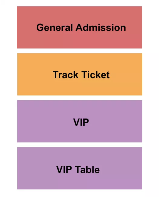seating chart for Union County Fairgrounds - GA/VIP/Track - eventticketscenter.com