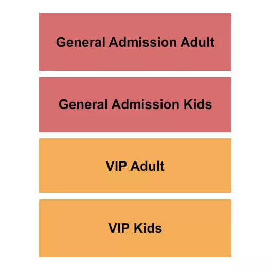 seating chart for Armory Studios NY - GA/VIP Adult & Child - eventticketscenter.com
