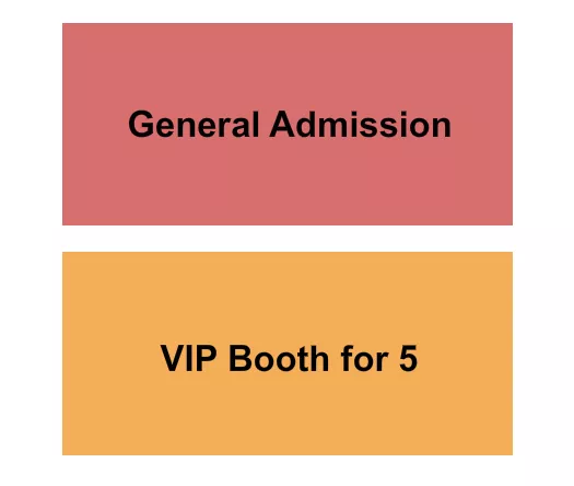 seating chart for Academy LA - Hollywood - GA/VIP Booth - eventticketscenter.com