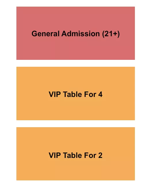 seating chart for Star Theater Portland - GA/VIP Table - eventticketscenter.com