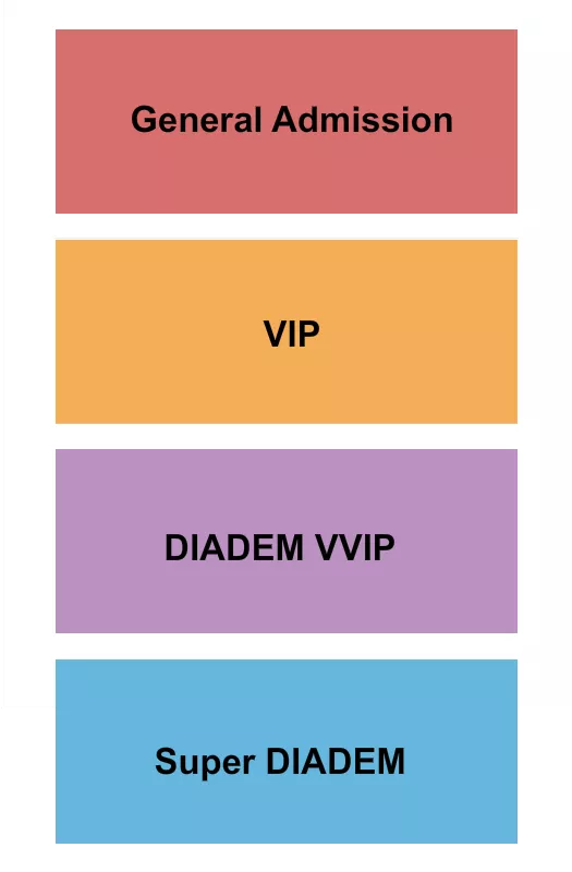 seating chart for Cervantes' Masterpiece - Ballroom - GA/VIPs - eventticketscenter.com