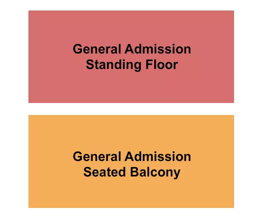 seating chart for Asbury Hall at Babeville - GA Floor/GA Balcony - eventticketscenter.com