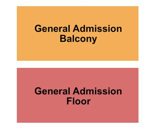 seating chart for The Fonda Theatre - GA Floor/GA Balc - eventticketscenter.com