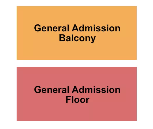 seating chart for The Catalyst - GA Flr - GA Balc - eventticketscenter.com