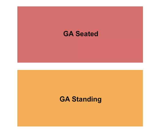 seating chart for Bluebird Theater - GASeated/GAStanding - eventticketscenter.com