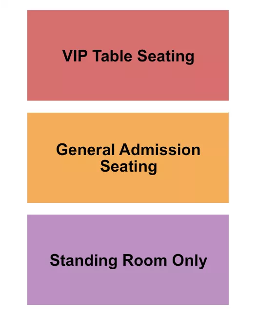 seating chart for Thomson Plaza for the Arts At The Adrienne Arsht Center - GA Seated/Standing/VIP Table - eventticketscenter.com