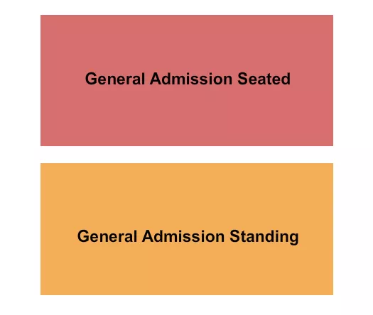 seating chart for Vogue Theatre - IN - GA Seated/Standing - eventticketscenter.com