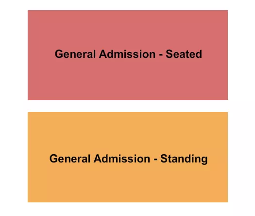 seating chart for Gallatin County Fairgrounds - GA Seated/Standing - eventticketscenter.com