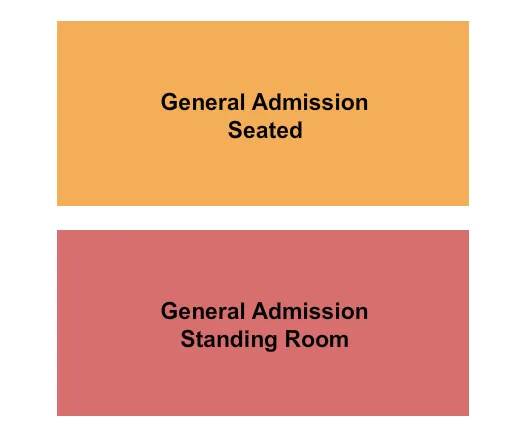 seating chart for Evanston Space - GA Seated & GA Standing - eventticketscenter.com