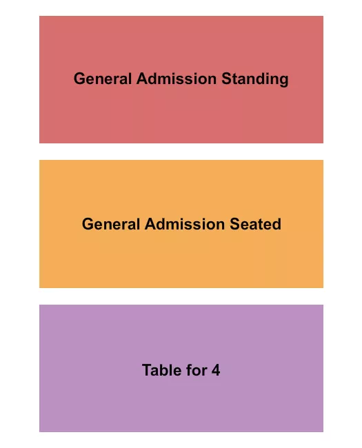seating chart for The Hawthorn - St. Louis - GA Standing/Seated & Table - eventticketscenter.com