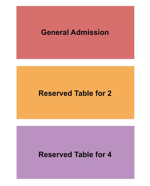 seating chart for DC Improv - GA & Tables2/4 - eventticketscenter.com