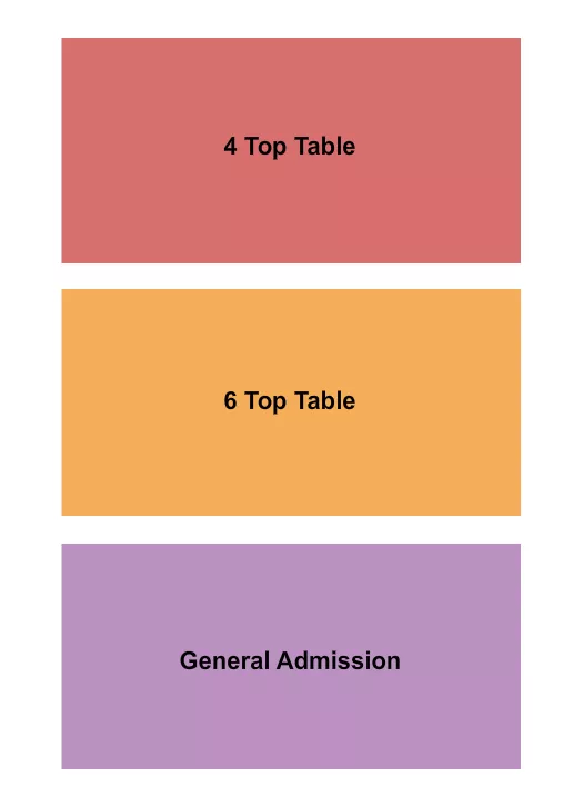 seating chart for The Barn at The Frio - GA & Tables - eventticketscenter.com