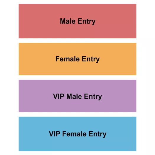 seating chart for Omnia Las Vegas at Caesars Palace - GA & VIP Male/Female - eventticketscenter.com