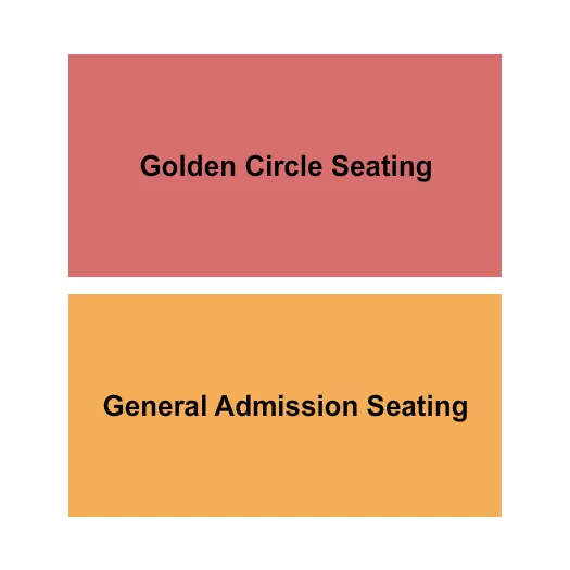 seating chart for The Federal Theatre - Denver - GC/GA - eventticketscenter.com