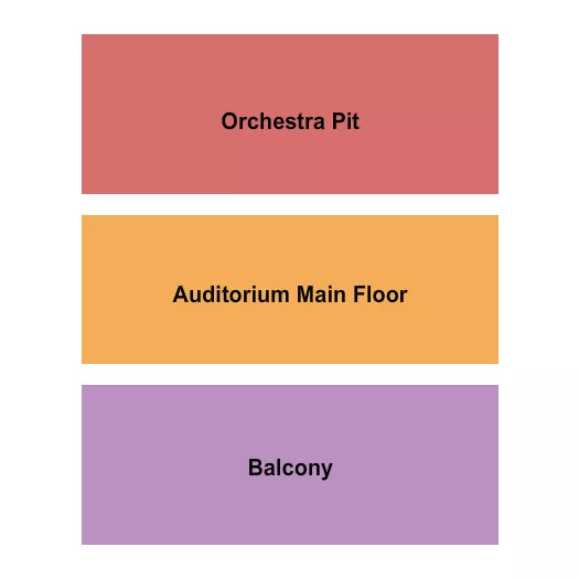 seating chart for Scottish Rite Hall - Omaha - Pit/MainFloor - eventticketscenter.com