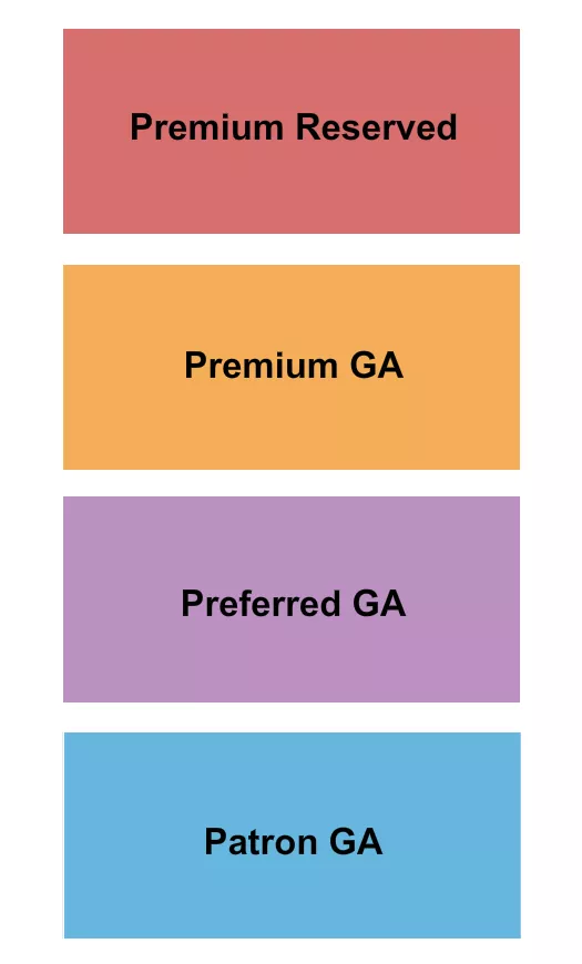 seating chart for Levitt Pavilion Westport - Premium/Preferred - eventticketscenter.com