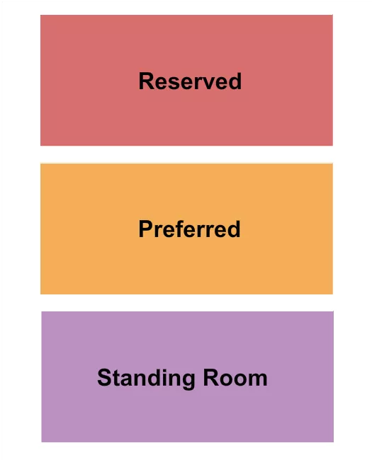 seating chart for Princess Theatre - Decatur - Reserved/Preferred/SRO - eventticketscenter.com