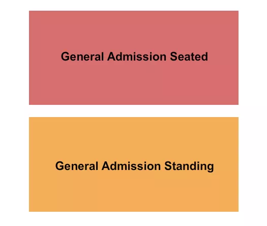 seating chart for Park Theatre - Winnipeg - Seated/Standing - eventticketscenter.com