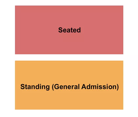 seating chart for Joe's Bar On Weed St. - Standing/Seated - eventticketscenter.com