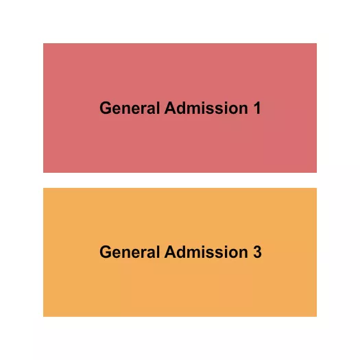 seating chart for Union Hall - Edmonton - Tiered GA - eventticketscenter.com