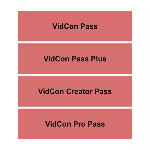 seating chart for Anaheim Convention Center - VidCon - eventticketscenter.com