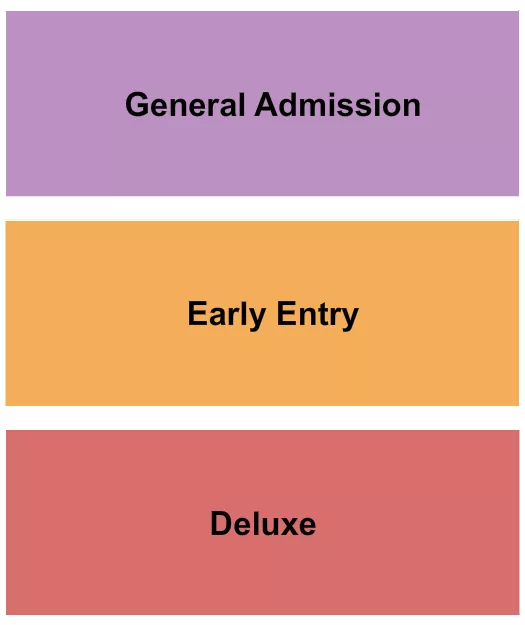 seating chart for London Bridge Baptist Church - Deluxe/Early Entry/GA - eventticketscenter.com