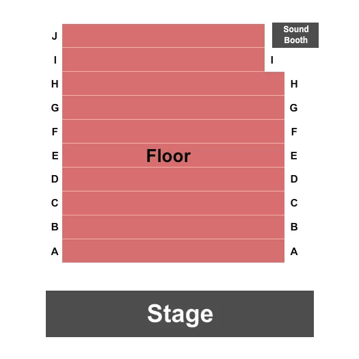 seating chart for Germantown Community Theatre - Endstage - eventticketscenter.com
